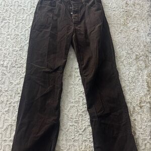GAP Men's Dark Brown Corduroy Pants